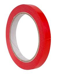 Adhesif Masquage PVC Rouge 9mm x 66m