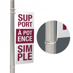 Kit simple Potence de rue  (1 potence + 3 sangles)