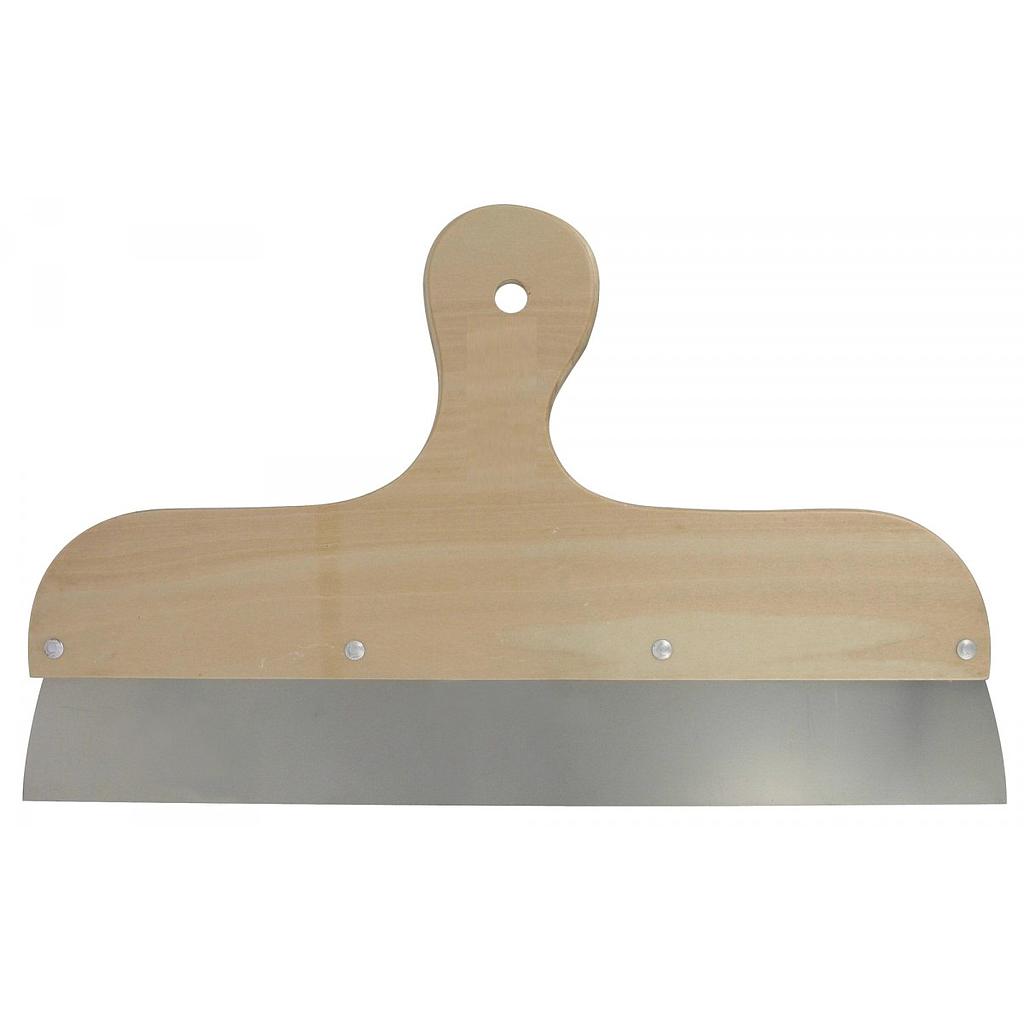 [A01131] Couteau a enduire Inox  manche bois L:600mm