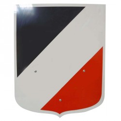 [A01355] Ecusson porte 5 drapeaux tricolore 40x50cm (sans RF)