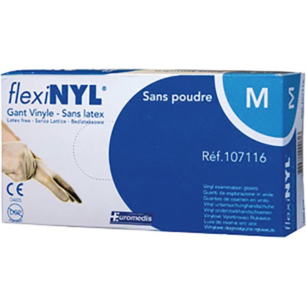 [A01384] Gants Vinyl poudré L (100)