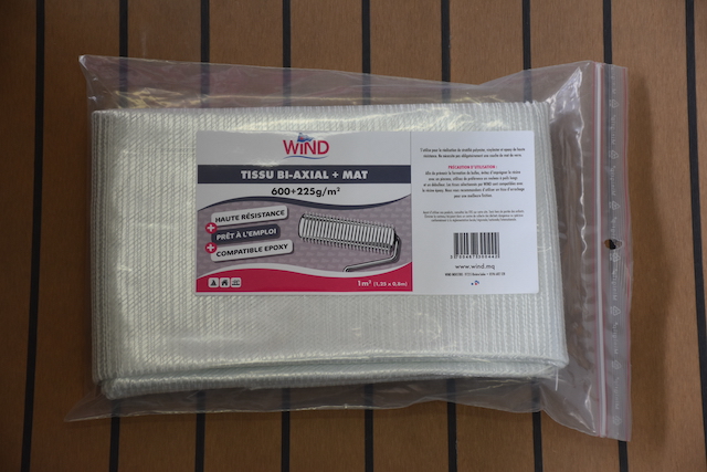 [A02547] Tissu bi-axial+mat 600+225g/m² - (5m²)