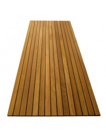 [A03293] Panneau Teck jointe B Lame : 40mm ép : 8mm (1700x1150mm)