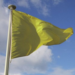 [A00378] Flamme de plage 100x150 Maille Jaune 