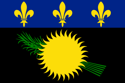 [A00067] Pavillon. 30x45 Etamine Guadeloupe (6)