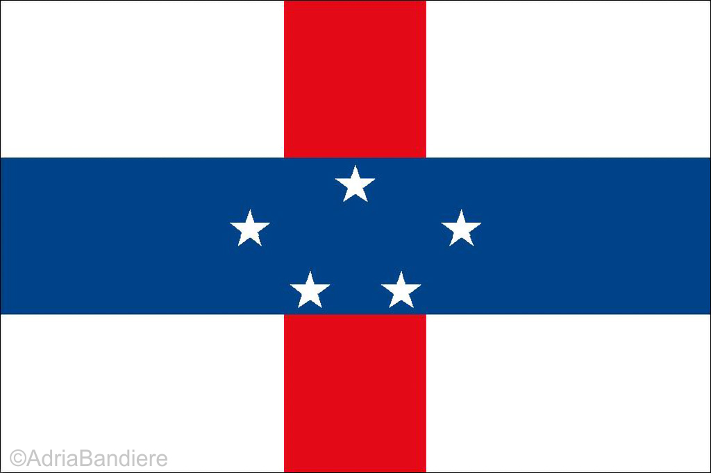 [A00072] Pavillon. 70x100 Etamine Antilles Neerlandaise (5)